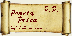 Pamela Prica vizit kartica